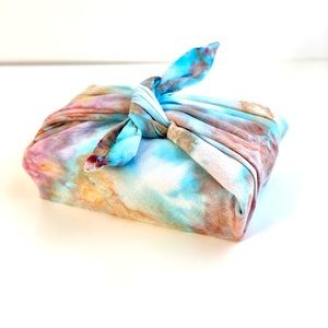 Furoshiki Hand Dyed Scarf or Gift Wrapping Cloth